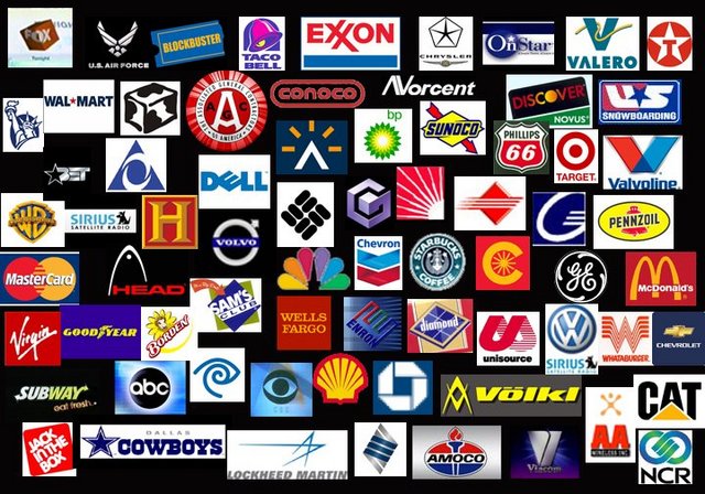 illuminatisymbols logo Illuminati Symbols Corporate Logos Collage