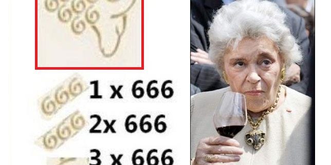 chateau mouton rothschild label 666