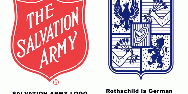 illuminati symbol salvation army rothschild red shield