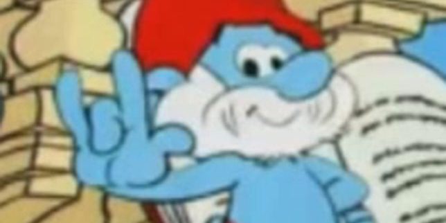 illuminati signs papa smurfs sign of the goat