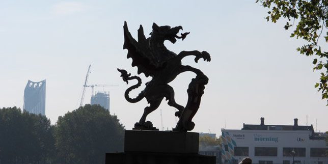 illuminati symbols City of London Dragons