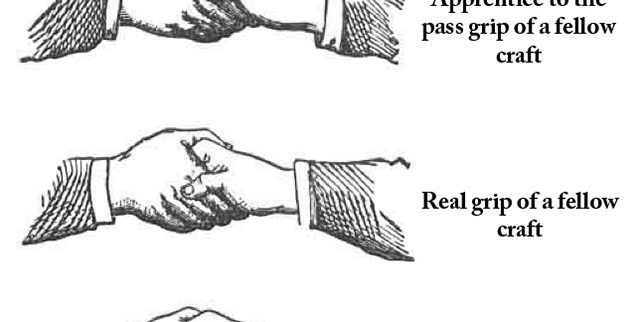 Illuminati signs Secret Masonic Grips Blue Lodge