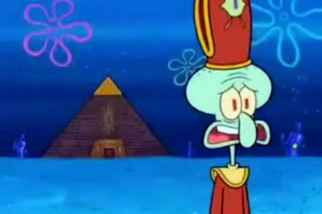 Squidward forever banished from the Cephalopod Lodge