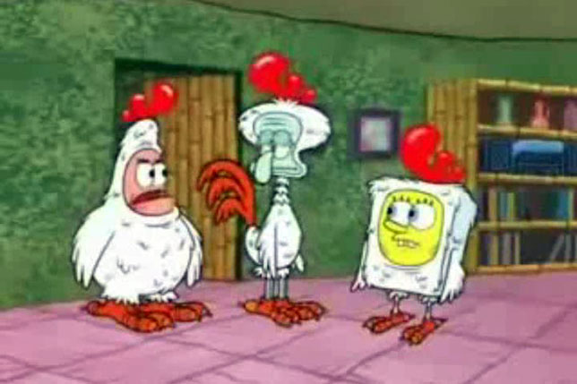 SpongeBob forms the rogue Feathered Friends Lodge