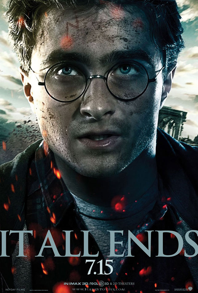 Theatrical poster for Harry Potter and the Deathly Hollows (Warner Bros.)