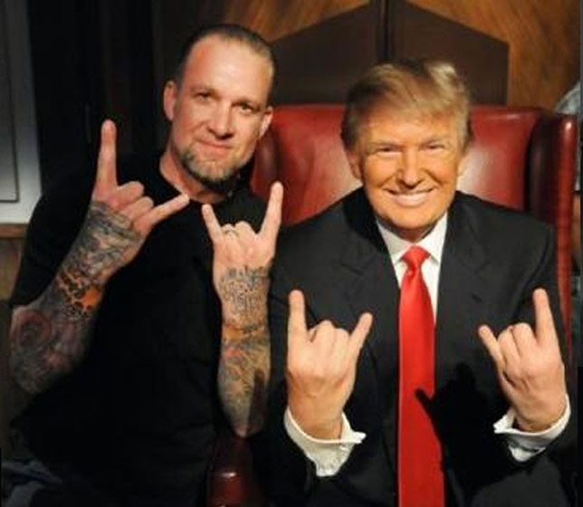 Donald Trump Devil’s Horns - Illuminati Symbols