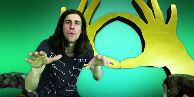 illuminati signs 3OH3 My First Kiss Pyramid Sign