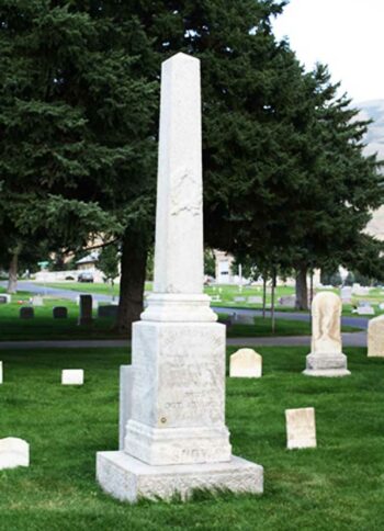 Illuminati symbols Mormon Prophet Lorenzo Snow Grave