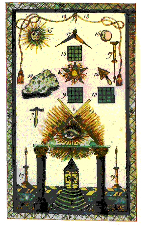 French Masonic Tresleboard