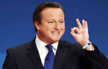illuminati sign David Cameron triple six