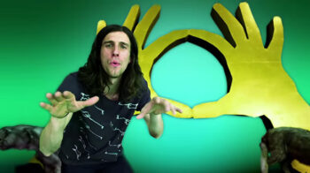 illuminati signs 3OH3 My First Kiss Pyramid Sign