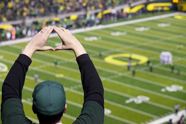 University of Oregon's 'O' Sign