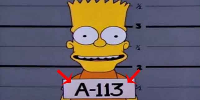 A113, The Simpsons