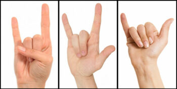 illuminati symbols devils horns shaka ILYsign
